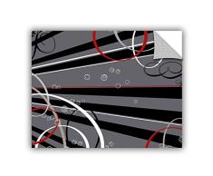 ArtWall Anna Quachs Black Grey Memo Board Removable Wall Art Mural, 24 x 32