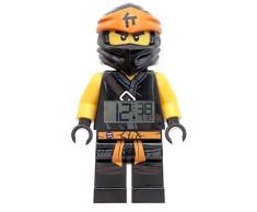 LEGO Wecker, Schwarz, 9 Inches Tall