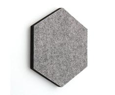 Super leicht Sandwich Filz Board Sechseck Typ Memo Board (14colour Option) (Gray)