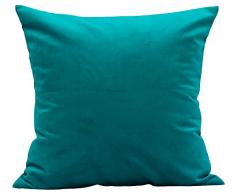 tangdepot Massiv Samt Überwurf Kissen Bezug/Euro Sham/Kissen Sham, Super Luxus Weich Kissen, Viele Farbe & Größe Optionen, Samt, Blaugrün, 56 x 56 cm