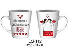 ROYMAR Tasse mit Botschaft Love, was dich fühlt. Kaffeebecher, nicht anwenden.