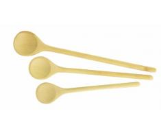 Tescoma Kochlöffel, Holz, natürlich, 36.5 x 9.7 x 1.5 cm, 3