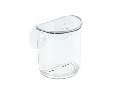 InterDesign Zahnbürsten- und Zahnpasta-Halter für Badezimmer und Dusche Becher - 4er Set