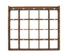 Deco 79 45886 Wandregal, rustikal braun