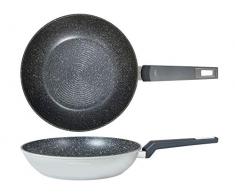 H&H 733789 Alessandro Borghese Gourmet Wok, Antihaftbeschichtung, 28 cm, Induktion, Aluminium