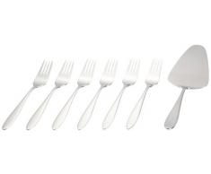 bk cookware C1450.7TA Vliet Tortenheber mit 6 Kuchengabeln, 3 mm, 231 mm, 18/10 Edelstahl