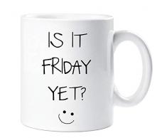 60 Second Makeover Limited 60SECMUG385 60 Second Makeover is It Friday Yet Sarcasm Sacrastic Friend Geschenk Tasse Geburtstag Weihnachten, keramik, weiß
