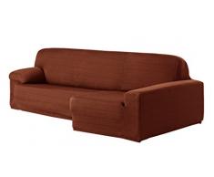 Eysa Aquiles elastisch Sofa Ã¼berwurf Chaise Longue rechts, frontalsicht, Farbe 09-orange, Polyester-Baumwolle, 43 x 37 x 14 cm