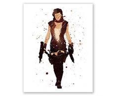 PGbureau Filmposter Resident Evil – Film Room Decor – Project Alice – Game Poster 8x10