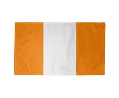 ArtVerse NFS Tampa Bay Throwback Fußball Stripes Dobby Teppich, 152 x 91 cm, Orange/Weiß