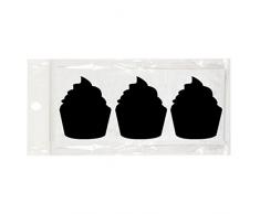 Wrapables Cupcake Kreidetafel Etiketten für die Organisation Labeling Geschenkanhänger Wein Marker und Hochzeiten, 2,95 von 2.32-inch, 30 Stück