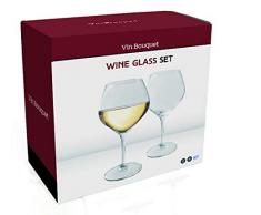 Vin Bouquet Fia 588 588 Weingläser, Weiß, 280 ml, Bohemianglas