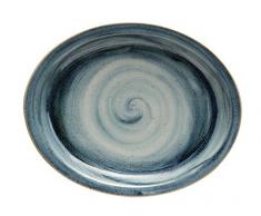 Corona Krone Auflaufform, Porzellan, Blau, 29 x 27,5 x 3 cm