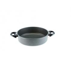 SKK 1321 Titan Induction, Guss-Bräter ø 32cm, antihaft-beschichtete Pfanne, induktionsgeeignet, keramisch verstärkt, mit Seitengriffen, Backofen-fest, Made in Germany