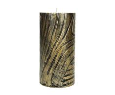 J. Kersten BV Stumpenkerzen, Wachs, Gold, 15x7.3