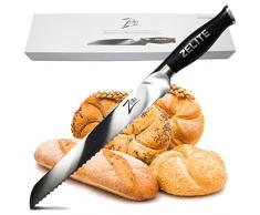Zelite Infinity Brotmesser extra Länge - Comfort-Pro-Serie - Edelstahlmesser mit hohem Kohlenstoffgehalt X50 Cr MOV 254 mm (15> 10)