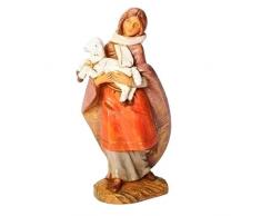 römischen Fontanini Emma die Shepherdess und Lamm Krippe Dorfbewohner Figur 54079