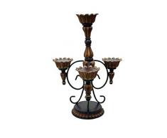 Renaissance 2000 Kronleuchter aus Kunstharz, 36 x 31 x 50 cm, Braun