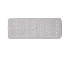 Sealskin Unilux Badewanneneinlage, Sicherheitseinlage für Badewanne und Dusche, Farbe: Grau, Größe: 90x35 cm