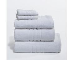 My Bettdecke und Kissen Exklusives Frottier Reine Baumwolle Badetuch Weiß