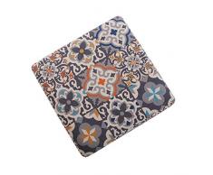 Versa Hocker Cubo Alfama Dekoration und Möbel Zuhause Unisex (Mehrfarbig), Einheitsgröße