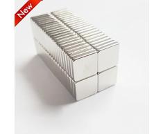 MCM Magnetics 10 x 10 x 2 mm 45-tlg. rechteckig Magnete ideal für Kühlschränke, Handwerk Projekte, Whiteboards, DIY Projekte, Büro Magnete – Karte quadratisch MA