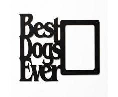 Memory Mats & Word Art Wand Wort Art Deko Holz Schild für Haustier, Hund, Katze, Pferd, Schwein, Tierliebhaber mit Fun Sprüche und Zitate Best Dogs Ever