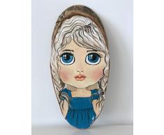 Trendexport Pretty Girls Holz-Tablett, handgefertigt, Kunst, Malerei Dekorative Wanddekoration, Serviertablett, Geschenkidee