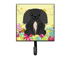 Carolines Treasures Wandhaken Pekingnese Ostereier, klein, Mehrfarbig