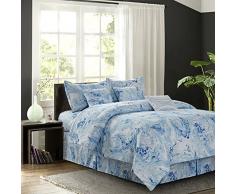 R2Zen Schmusetuch, 7-teilig King Weiß/Blau