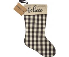 Primitives by Kathy 100% Cotton Weihnachtsstrumpf, Glauben, 18