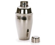 RSVP International (M-SHK) Stainless Steel Cocktail Shaker, 18 Ounce | Shake Margaritas, Cosmos, Manhattans, Martinis & More | Modern Design with Large Straining Holes | Dishwasher Safe