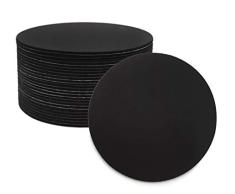 hBARSCI Magnetische Kreise, 25 Stück – 5,1 x 0,3 cm – Premium-Qualität, flexibel, 4 mm Acryl-Klebstoff, feuchtigkeitsbeständiger Liner – ideal für Handwerk, Projekte, Kühlschränke und Organisation
