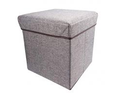 Lanscoe Faltbarer Aufbewahrungskorb, Aufbewahrungskorb, Regal, Bücherregal, Box für Home Office Design C-Gray Small