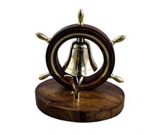 Tisch Anruf Bell Metall Service RingBell, 5 Zoll Länge - Perfekt für Büro, Hotels, Schulen, Restaurants, Empfangsbereiche, Krankenhäuser, Lagerhallen