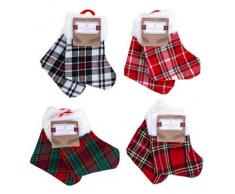 Deluxe Stocking Weihnachtsstrumpf, 4 Styles in 1, insgesamt 8 Stück