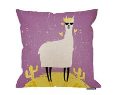 HGOD Designs Leoparden-Kissenbezug, abstraktes Leopardenmuster, Kunst-Design, Baumwolle, Leinen, Polyester, Dekoration, Heimdekoration, Sofa, Sofa, Schreibtisch, Stuhl, Schlafzimmer, 40,6 x 40,6 cm ... 18x18 Inch A6-0027