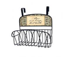 Die Stupell Home Decor Kollektion über der Tür Washroom Organizer Korb