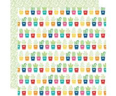 Doodlebug BBHSH12-2045 Sweet Home Doppelseitiger Karton 30,5 x 30,5 cm Zimmerpflanzen