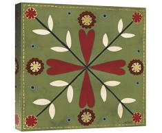 Global Galerie Anne Tavoletti Festive Fliesen II Giclée-Gespannte Leinwand Artwork, 45,7 x 45,7 cm