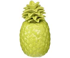 Urban Trends Keramik Ananas Figur, gelb grün