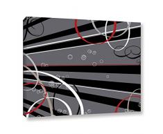 ArtWall Anna Quachs Black Grey Memo Board Gallery Wrapped Canvas Print, 18 x 24