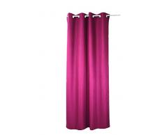 Linder 978/15/375FR/140Â x 240Â Uni Vorhang aus Polyester, 140Â x 240Â cmSTOPP, Pourpre, 140 x 240