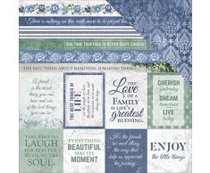 Kaisercraft Blessings Wandering Efeu, doppelseitig, 30,5 x 30,5 cm