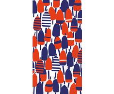 Boston International Gästetuch Buffet Papierservietten 8.5 x 4.5-Inches Rot Weiß Und Boje