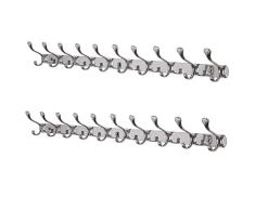 Dseap Seashell Wandgarderobe, 10 Haken Chrome