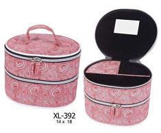 ROYMAR Schmuckkästchen Fantasia mit Griff Spirale Schmuckorganizer für Schrank Aufbewahrung für Festliche Dekorationen für Zuhause Unisex Erwachsene rot (rot), einzigartig