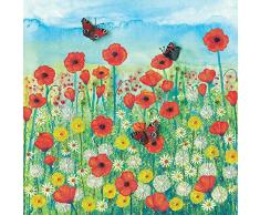 Jo Grundy Leinwanddruck, Polyester, Mehrfarbig, 40 x 40 cm