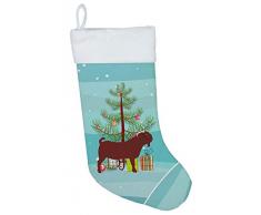 Carolines Treasures Kalahari Weihnachtsstrümpfe, rote Ziege, Mehrfarbig