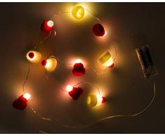 Out of the blue 960357 Lichterkette, weiß und rot, circa 1,40 cm lang